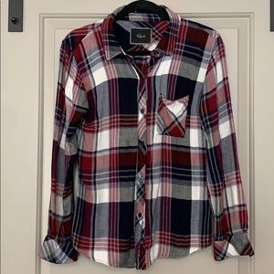Rails Flannel - Maroon/Navy/Grey/White